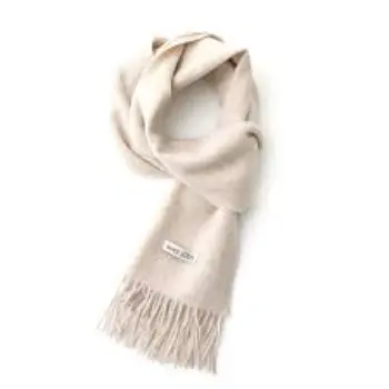 Wool Scarf Men and Women Warm Soft Luxurious Solid Colors